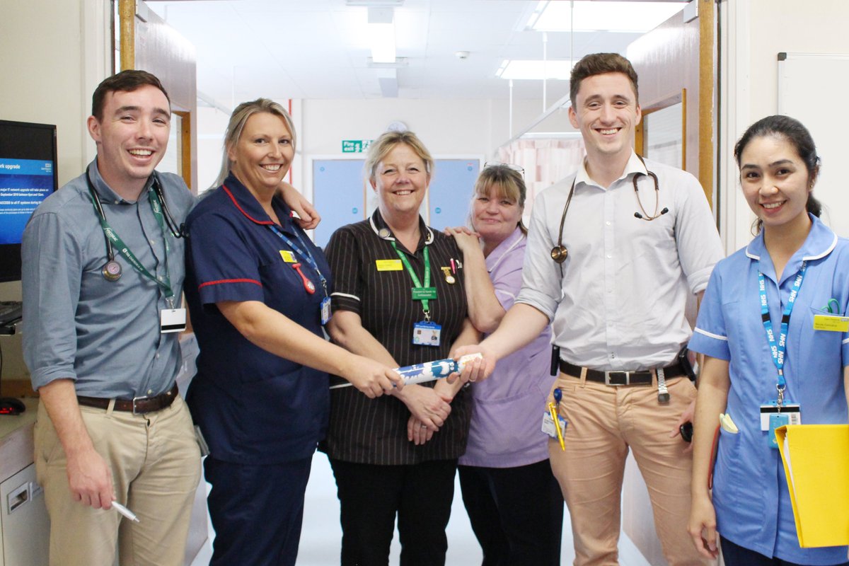 Our ‘Pass the Bug Baton’ campaign is now in full swing encouraging staff who have had their flu jab to nominate a fellow colleague or team to have theirs. So far our Medical Director, John Hunter, has nominated Ward 4 who have nominated ICU who have nominated Endoscopy!