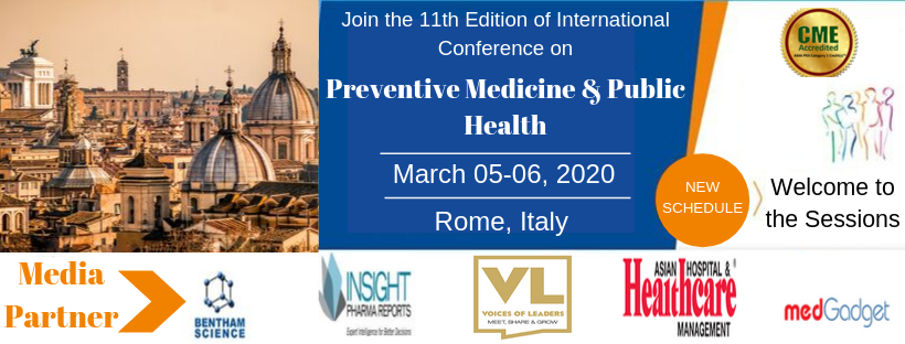 preventivemedc's tweet photo. https://t.co/JGvq3Q8EP7
International conference on #PreventiveMedicine and #PublicHealth March 05-06, 2020 #Rome, Italy #Nursing #Diabetes #ChronicDisease #Pediatrics #EbolaVirus #LifestyleMedicine #Oncology #PersonalisedMedicine #Dentistry #Cardiology #Psychology and more https://t.co/mETz6ijcLs