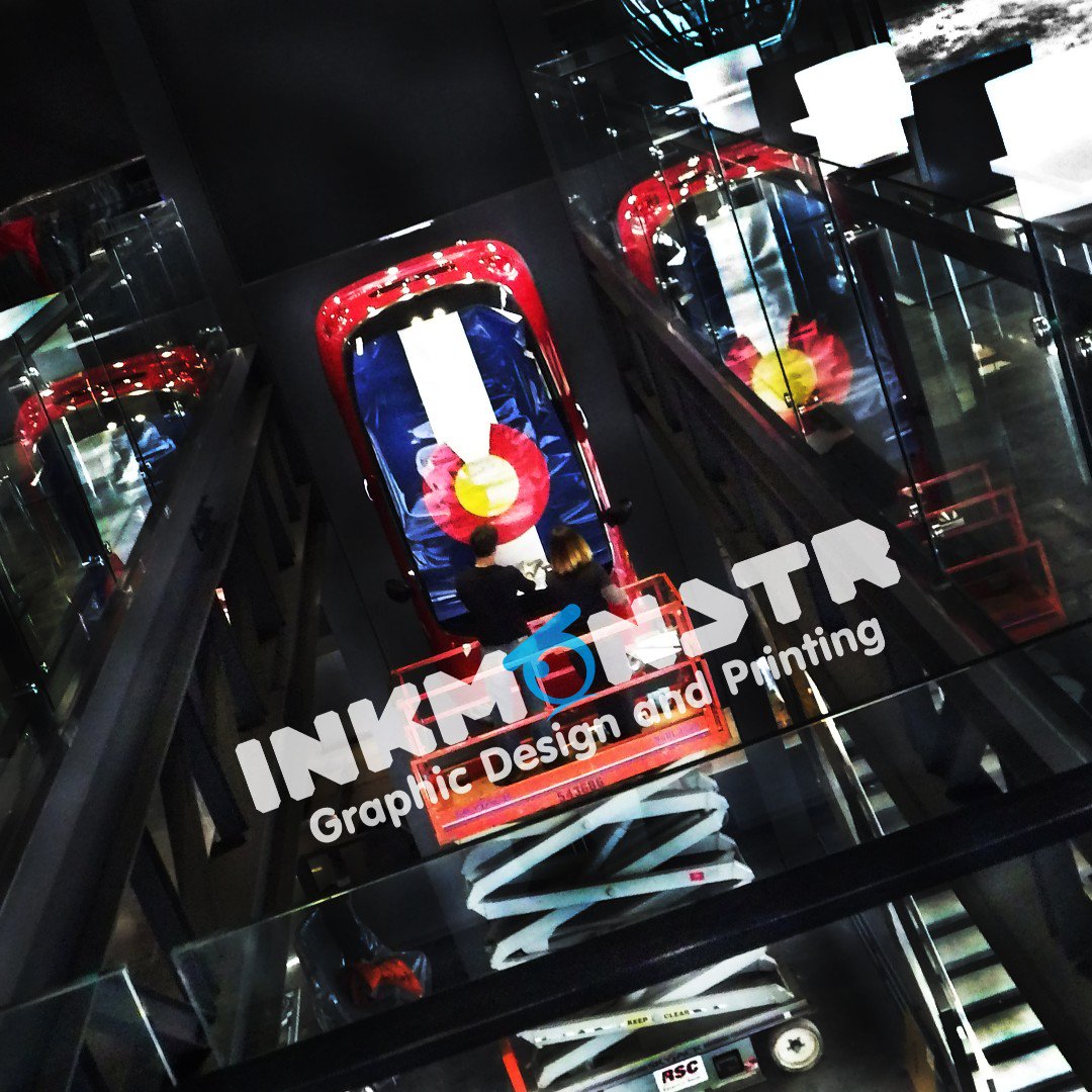 inkmonstr's tweet image. Unique view of an installation we did on the roof of a #MiniCooper that's suspended on a wall. #SchompMini #UnusualWraps #InkMonstr #VehicleWrap What can we wrap for you? inkmonstr.com