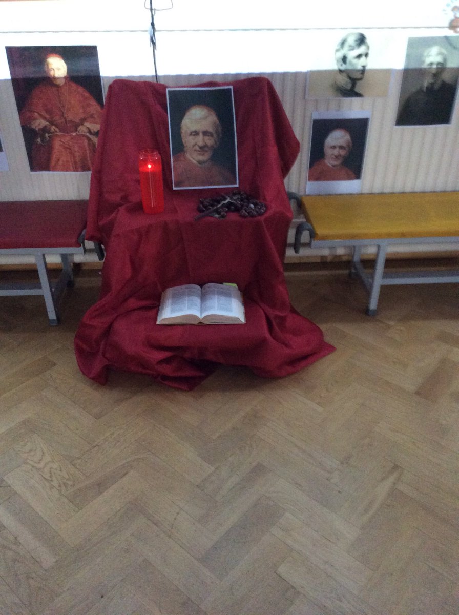 Praying the Rosary with Archbishop Bernard this afternoon in preparation for the Canonisation of Blessed John Henry Newman.