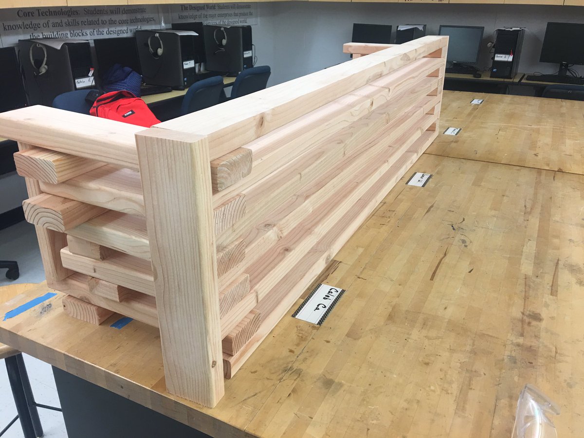 PHSTechEd's tweet photo. ADA Pre fitting bench back and bench seat. https://t.co/DWwiilEDJe