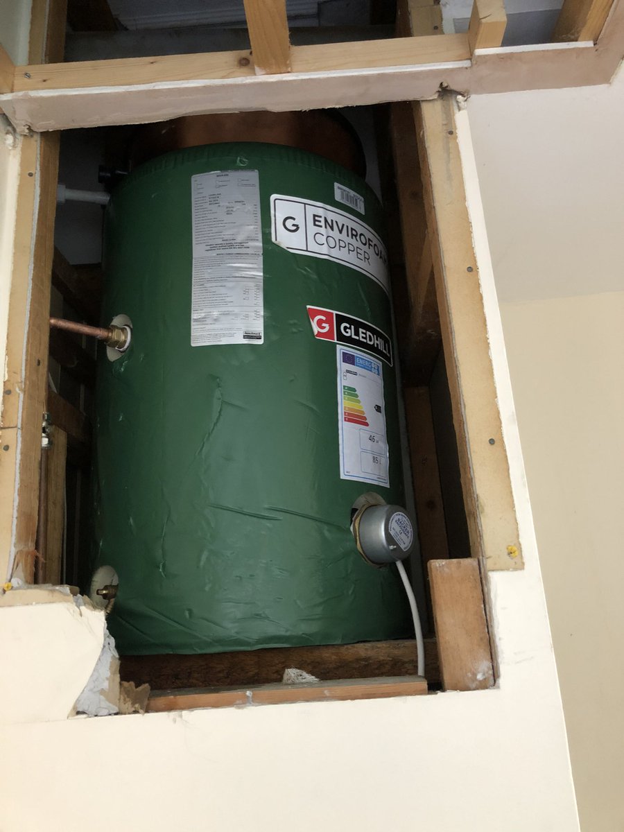Before and after combination tank change. Tricky getting the old one out!!