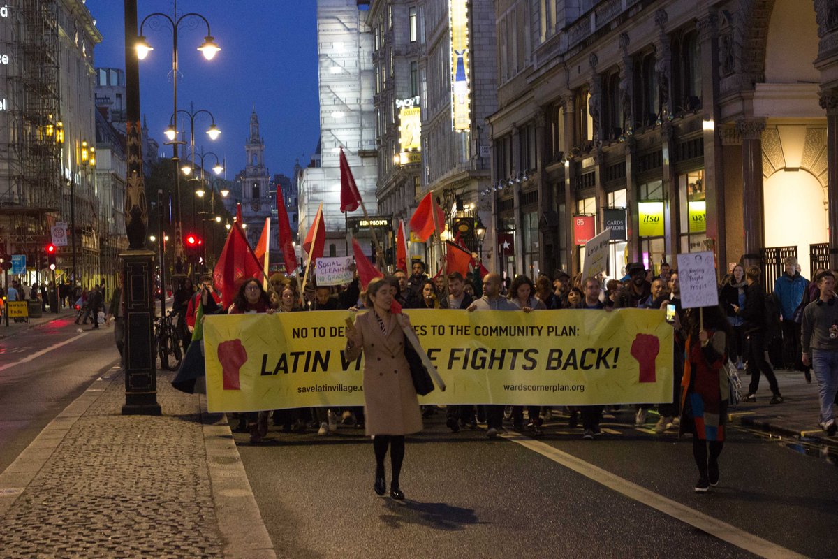 LatinVillageUK's tweet image. 🙌 MASSIVE thanks to everyone who demonstrated 
 yesterday - traders and residents shared their stories, before marching to join our friends &amp;amp; neighbours from @KurdsCampaign in #solidarity at Parliament. 🙌

Whatever happens in court tomorrow...

THE STRUGGLE CONTINUES !! 
✊🏾✊🏿✊🏽