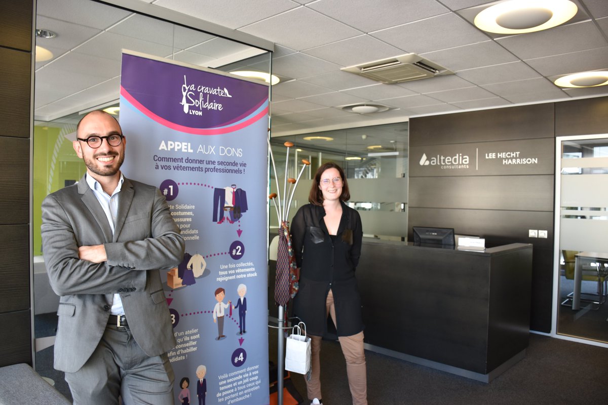 Deux lancements de collecte cette semaine ! En effet, Altédia et EDF nous accueillent pour mobiliser leurs collaborateurs et aider à enrichir le vestiaire de la Cravate! Récupérations prévues dans les jours à venir, en espérant récolter un maximum de dons ! #Insertion #Solidarité