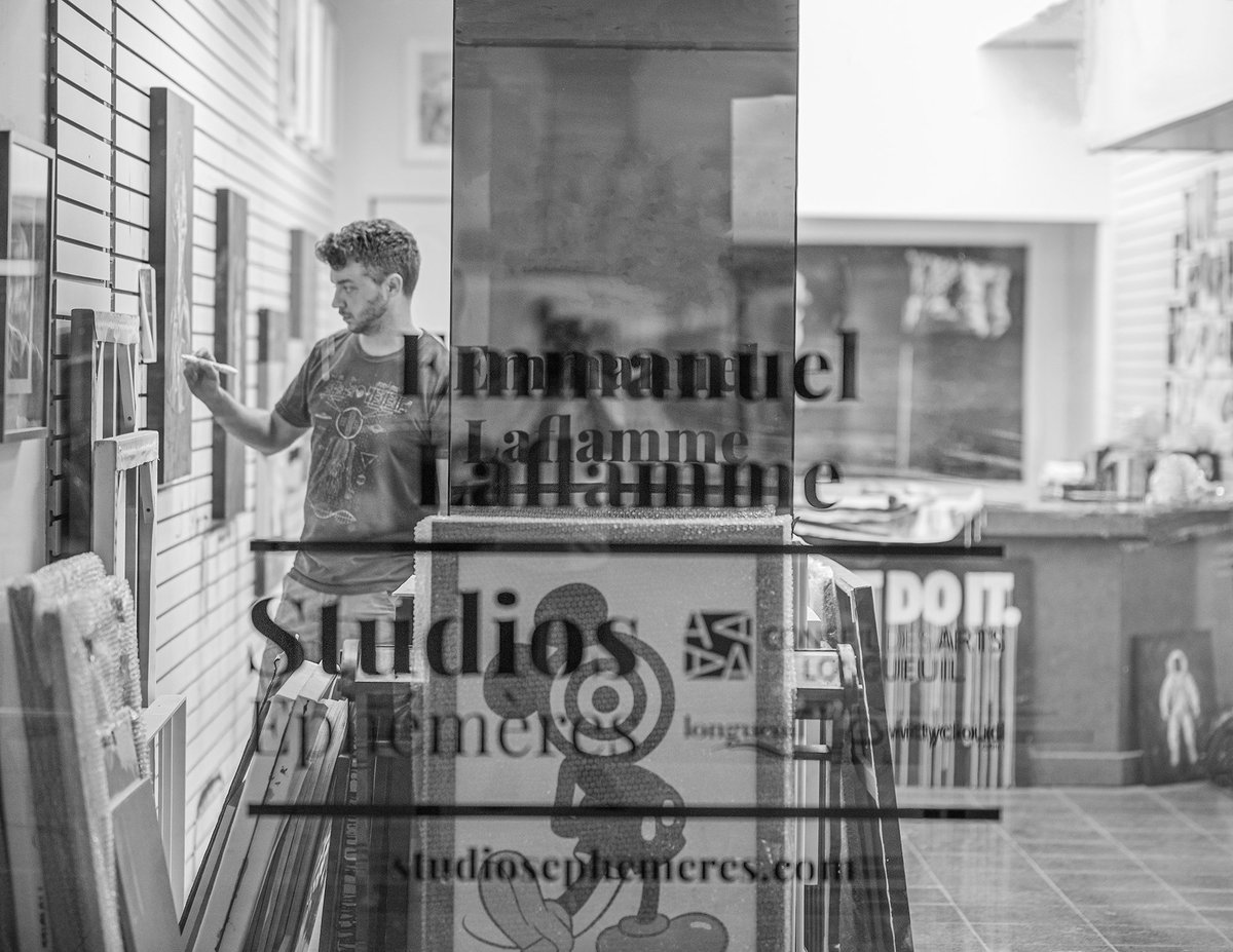 EmmLaflamme's tweet photo. Après une année incroyable aux Studios Éphémères du métro Longueuil, j'ai quitté mon espace la semaine dernière. Un énorme merci à tous les partenaires de ce projet! #conseildesartsdelongueuil #wittycloud #villedelongueuil https://t.co/UqtwakTY7L