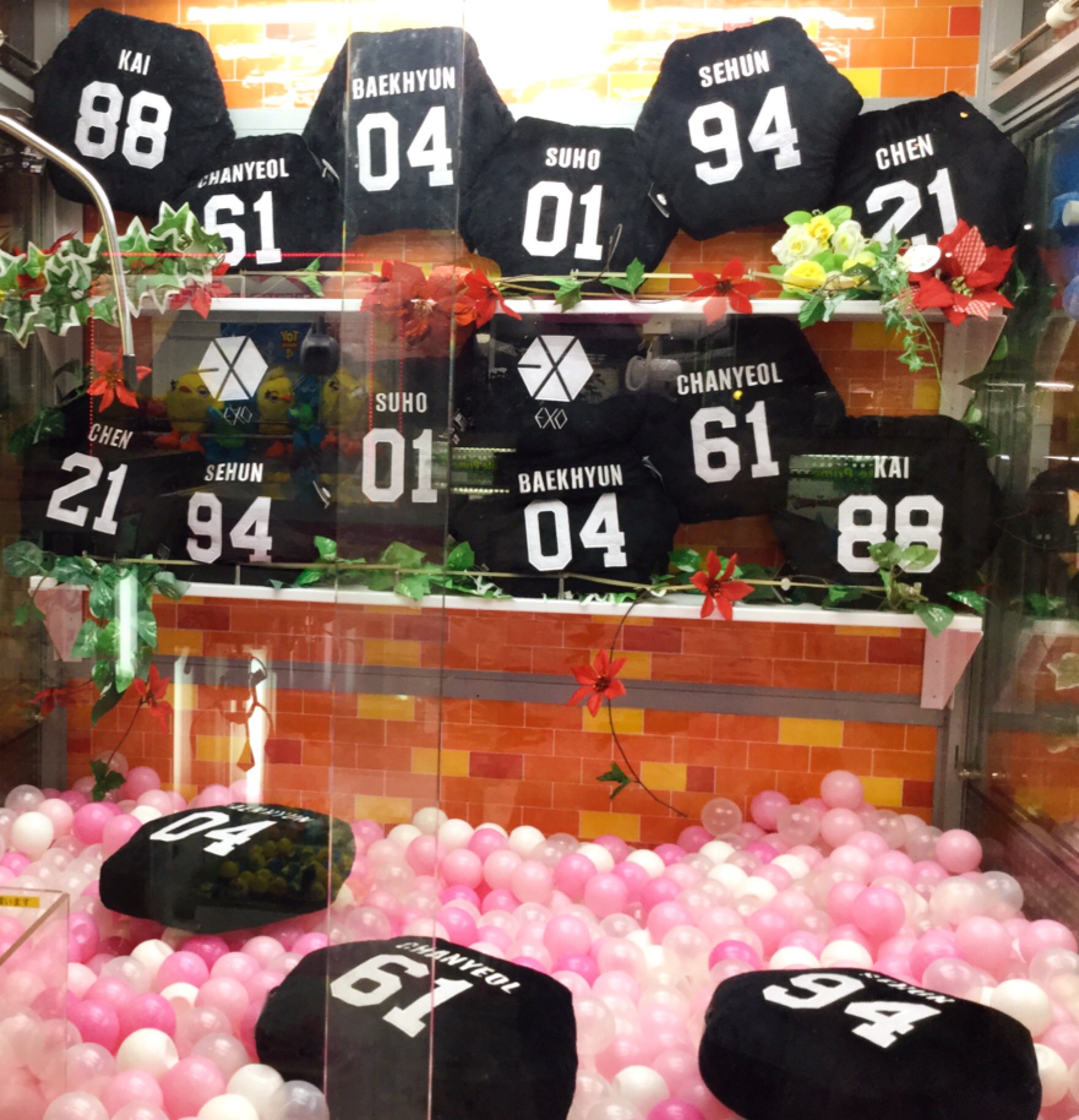 入荷案内 Exo ロゴbigクッション 遊道楽 佐賀 嘉瀬 プライズ 景品 ゲーセン ゲームセンター エクソ 19 10 09 佐賀市 レジャー Asobidouraku嘉瀬店