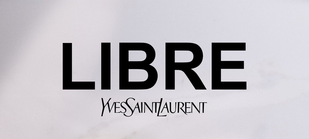 Gareth Hague on X: The logo for YSL's new LIBRE perfume is