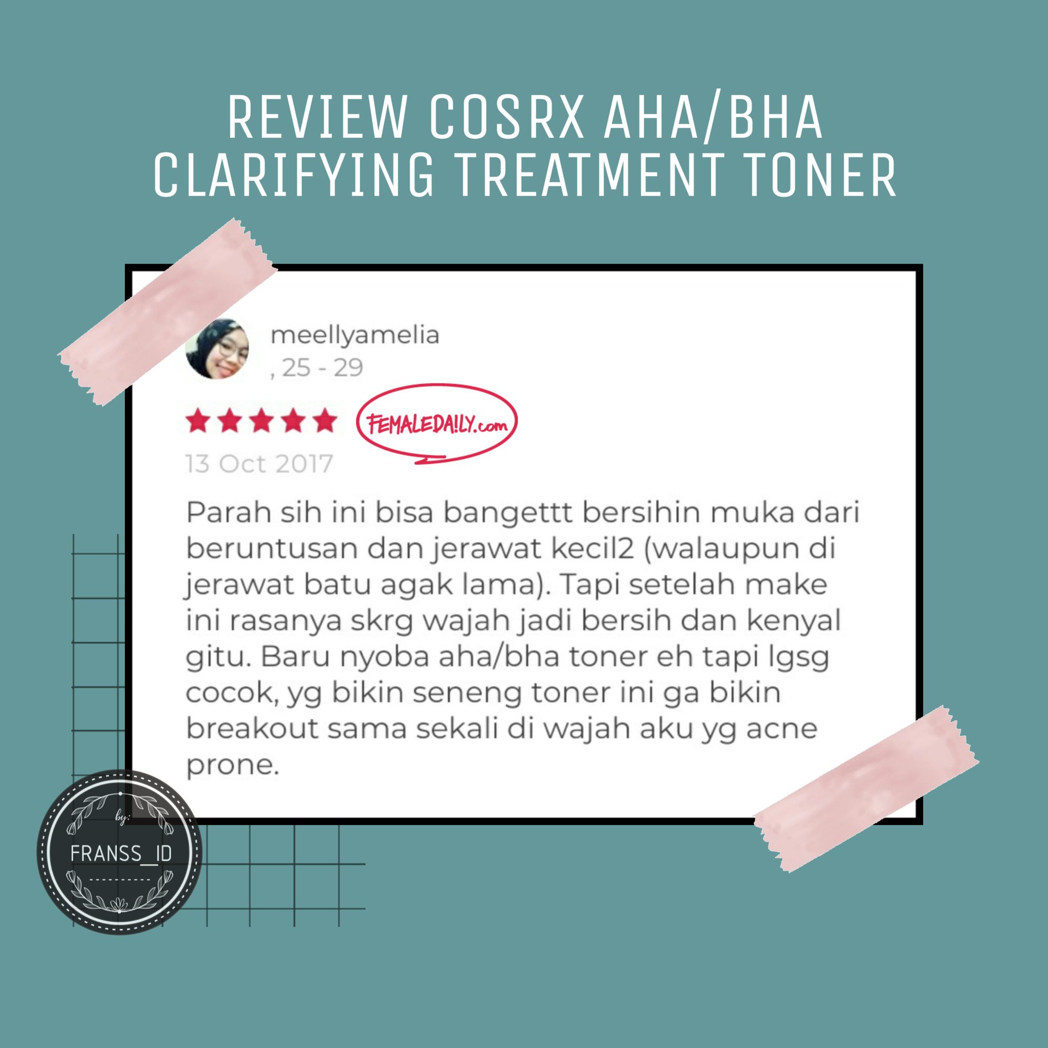 Cosrx Somebymi Tamanu Oil On Twitter Cosrx Aha Bha Clarifying Treatment Toner Link Shopee Https T Co 4zpayk2aq1
