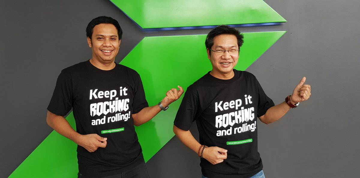 valmetglobal's tweet photo. #Valmet Rolls &amp; Workshop Services team in Laem Chabang, Thailand, are helping customers to save drive power with Valmet Press Roll Cover PP. https://t.co/yHmIWdDxDn
Keeping your production rocking and rolling! #RollServices 
Rolls &amp; Workshop Services: https://t.co/kxd1BR3Wxr https://t.co/Ax4TSrUOFv