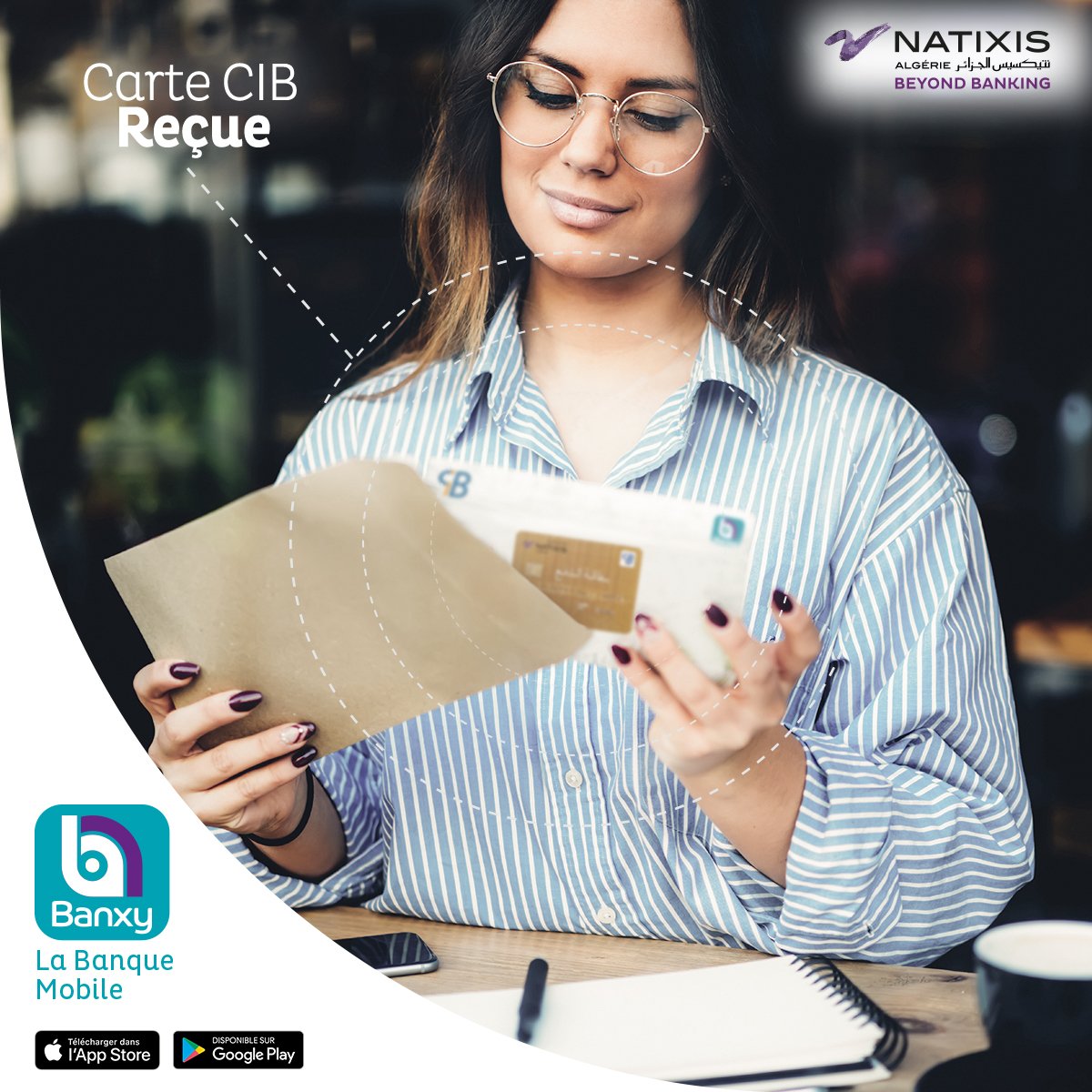 BanxyBank's tweet photo. Après l’ouverture de votre compte, commandez et recevez automatiquement votre carte CIB à l’adresse de votre choix !
Ouvrez votre compte dès maintenant : https://t.co/rWfBDF91nb https://t.co/y95v1d6ode