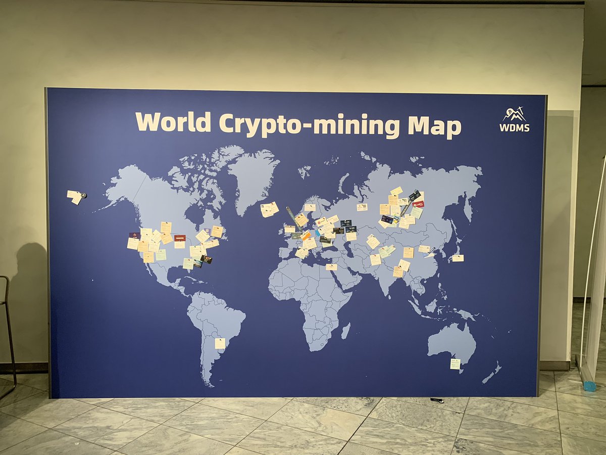 JlandRasmus's tweet photo. If you happen to be near Frankfurt these days, then drop by our booth and say hi😃
#worlddigitalminingsummit #WDMS #miningconf #bitmain #bitcoin #cyberianmine https://t.co/evHYN9bD2Y