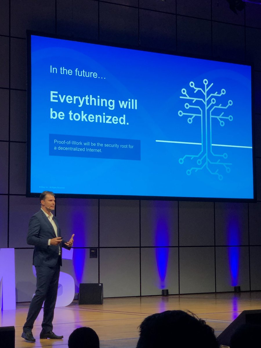 Titan_Mining's tweet photo. At #WDMS in Frankfurt, @bloqinc’s @MatthewRoszak and @titan_mining’s @ryankcondron talking about the future of #cryptomining and hashpower. Prelim whitepaper at https://t.co/bXrNWjNJBR #miningconf #tokenization https://t.co/8BnXCeDzZ4