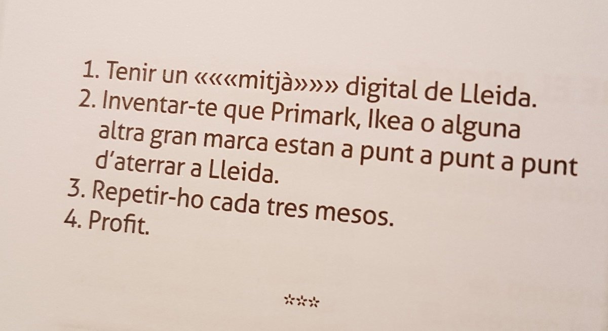 PostureigLleida's tweet photo. Comentari sobre els mitjans de #Lleida al #PostuLlibre2, publicat al març. Al desembre tornarà a sortir, i així fins l'infinit... #ComCorderets https://t.co/d3ltfvLKjJ