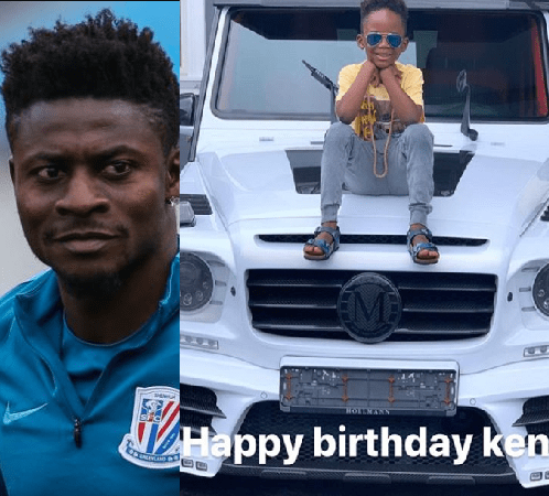 Obafemi Martins Seemed Like A Proud Papa When He Wished Son Ken A Happy Birthday  