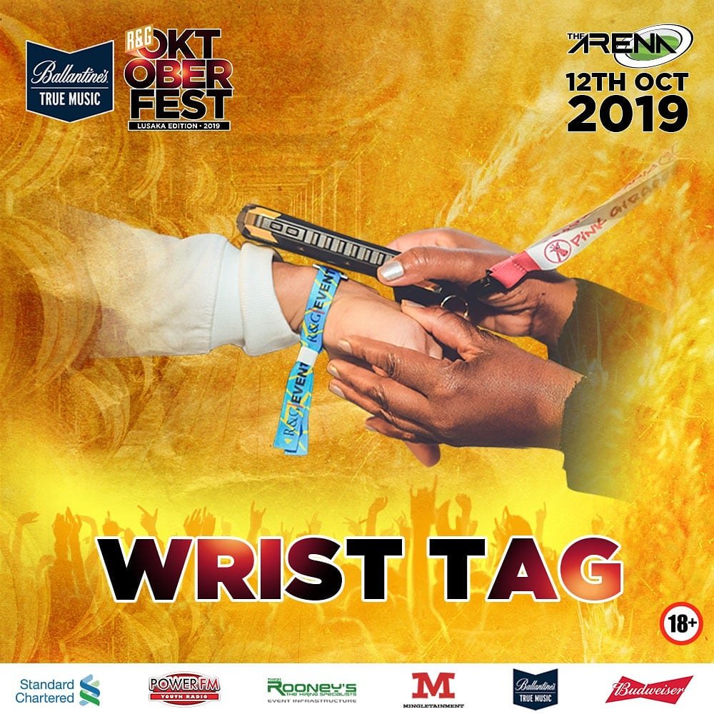ThisIsCreeJay's tweet photo. As you come into the #RGOktfest you'll get your Pink Giraffe wrist tag. Top up your wrist tag to buy food and drink. There will be NO cash/card accepted at any of the bars or foodstands, so make sure you keep your wrist tag on until you've headed home. #RandGExperience #BaeIsBack https://t.co/tNylq10hmE