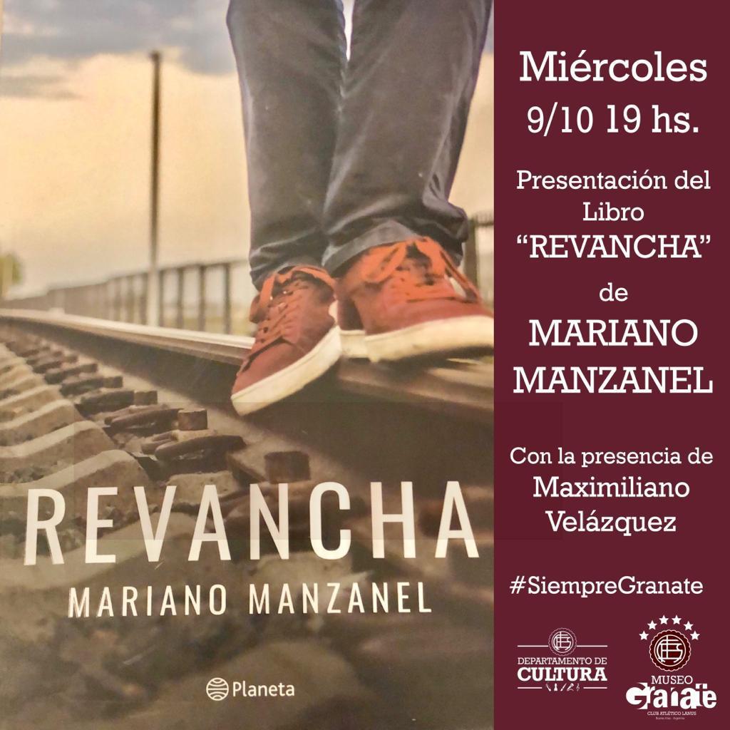 HOY...

Esta noche desde las 19 los espero junto a  Maxi Velázquez <a href="/mnv2008/">Maxi Velázquez</a> para presentar mi nuevo libro y compartir un lindo momento. 

Lugar: Museo del club Lanús.

Direccción: Av. 9 de Julio 1680, B1820 Lanús Este, Buenos Aires.

Entrada libre y gratuita.