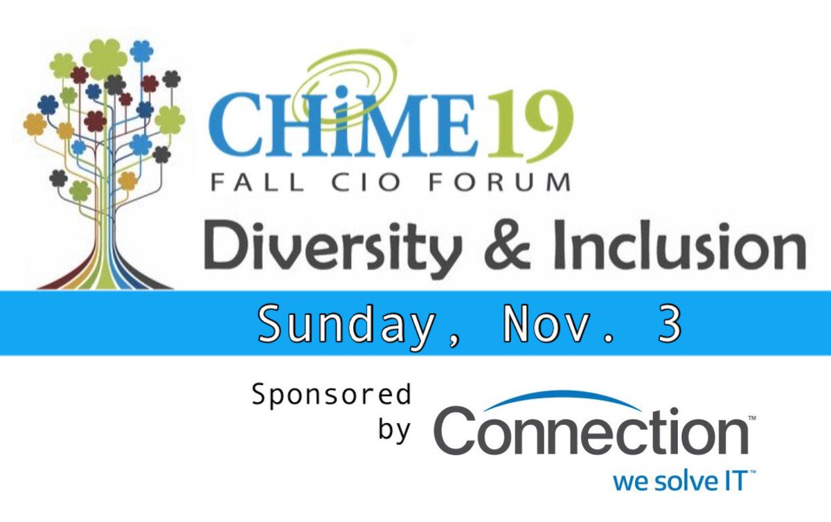 Thanks to <a href="/ConnectionIT/">Connection IT</a> for supporting this forum in Phoenix! All members of CHIME, AEHIA, AEHIS, AEHIT and Foundation firm representatives are welcome to join this collaborative conversation around challenges, solutions and best practices! Sign up today: ow.ly/RpzU50wBUr1
