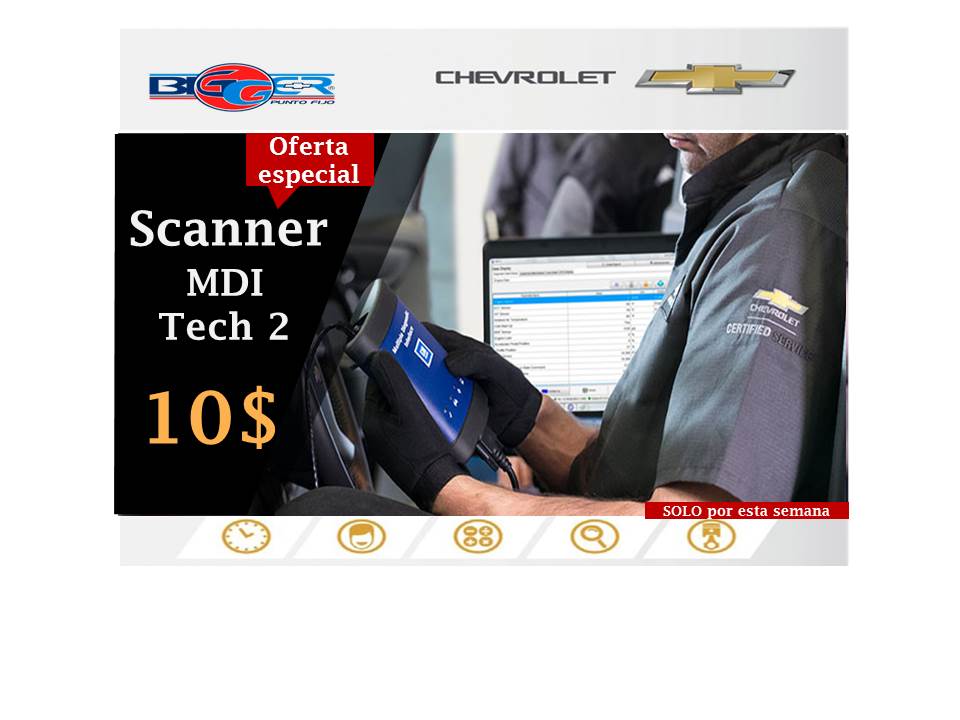 Ven y participa en nuestra promoción especial de Scanner 😃 

¡Acércate a nosotros! 

#CompartiendoDestinos #Chevrolet #PuntoFijo #Scanner #MDI #Tech2