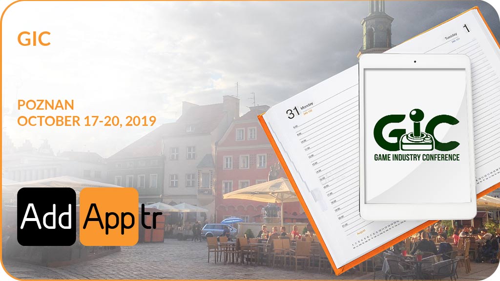 AddApptr_GmbH's tweet photo. Meet Patryk Bukowiecki and Jacek Tomczyński at GIC (@gdcon) in Poznan next week! Reach out them via https://t.co/RNf4QyR3s9 #gdconf #poznan #games https://t.co/4RnXcOdgt2