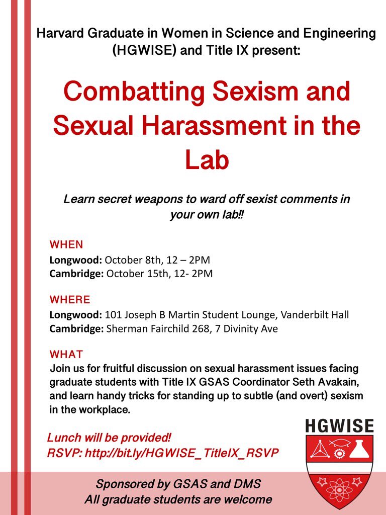 Harvard Graduate Women in Science & Engineering tweet media