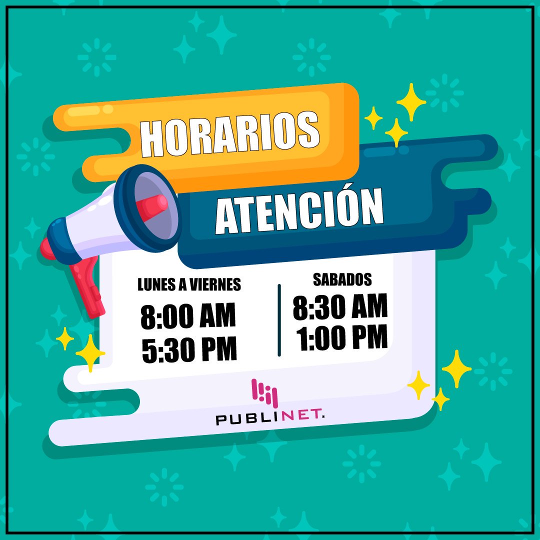 PublinetLtda's tweet photo. También pueden comunicarse con nosotros a través de nuestras redes sociales y números telefónicos 
Facebook: Publinet Agencia de Medios
Twitter: Publinet Mentes Creativas
Instagram: Publinet_ltda

Celular: 301 755 90 92
Teléfono: 444 02 10 https://t.co/GHXQ1HsMMv