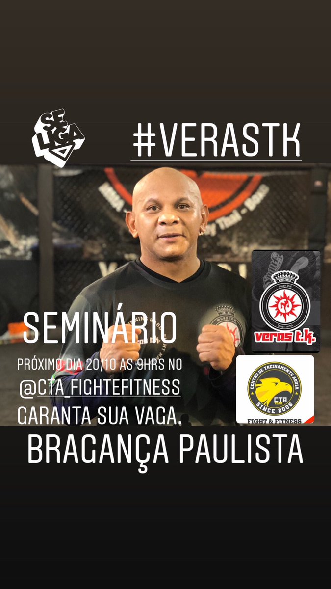 Garanta sua vaga. Dia 20/10 as 9hrs em Bragança paulista-sp