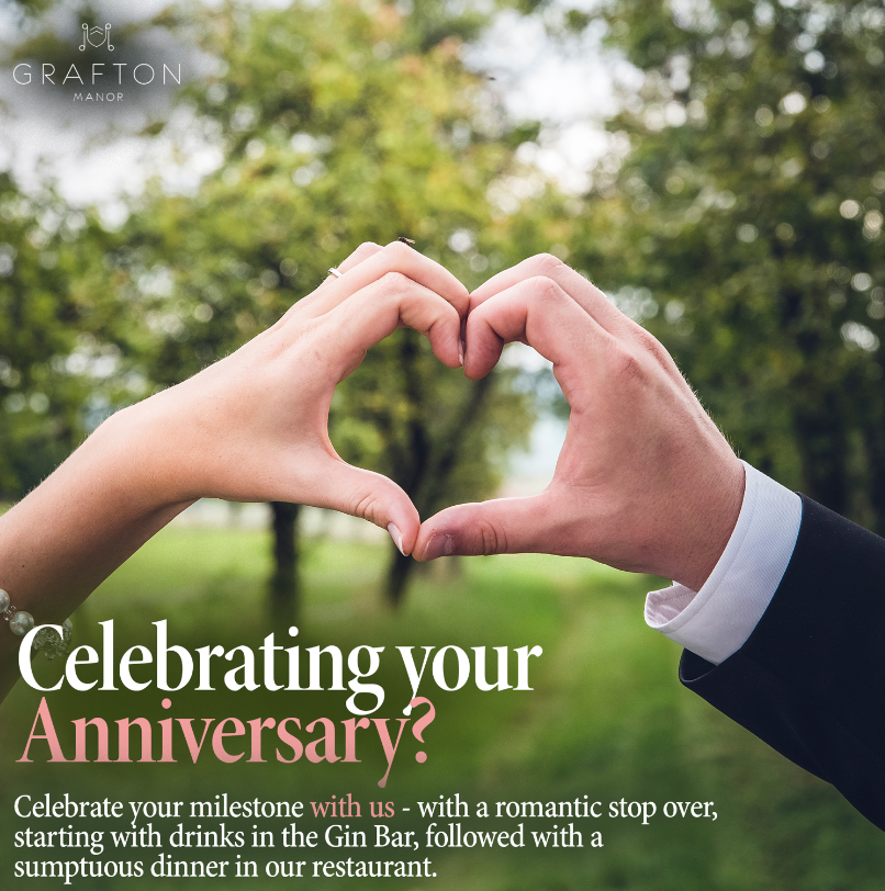 Celebrating your anniversary or are you just looking for the perfect romantic evening?

either way if this is you then contact us on 01527 579 007 or email office@graftonmanorhotel.co.uk to arrange a one-to-one appointment🥂

#GraftonManor #Grafton #GraftonManorHotel #Hotel