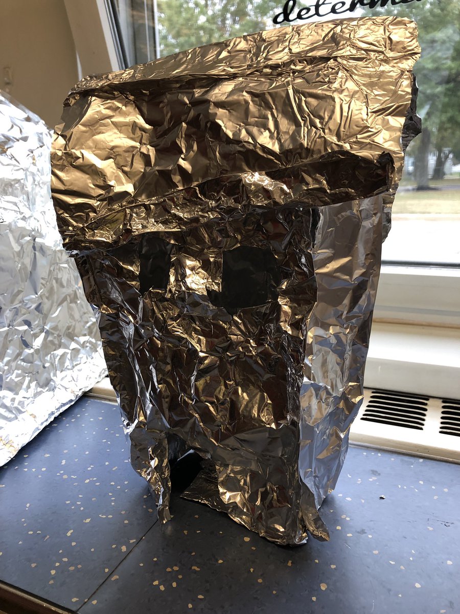 Students collaborated well on Unplugged Day and created STEM structures made entirely of aluminum foil! Great job!!! <a href="/LincolnSchool8/">Lincoln School</a> #lncproud <a href="/EdisonElem/">EdisonNJ Elementary</a>
