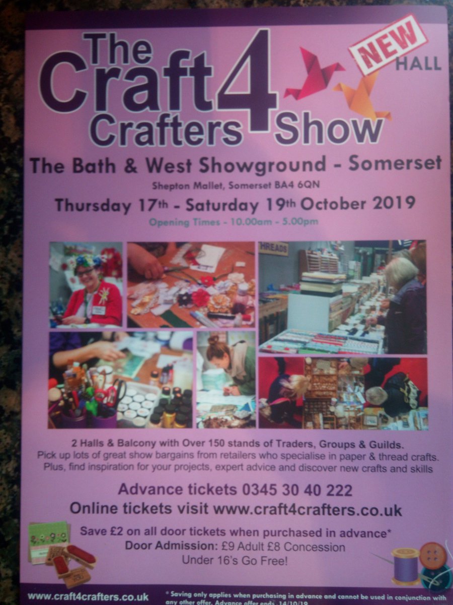 Time for another Craft 4 Crafter's Show at the Bath and West