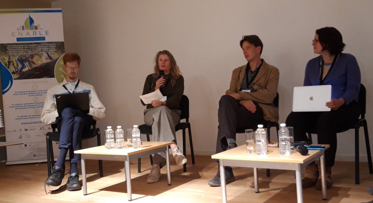 "Looking towards the future: cities needs, research tasks and policy actions" is the title of the closing panel of #ENABLEConference with representatives from <a href="/sthlmresilience/">Stockholm Resilience Centre</a>, the <a href="/CityofSthlm/">City of Stockholm</a> and <a href="/EU_Commission/">European Commission</a>