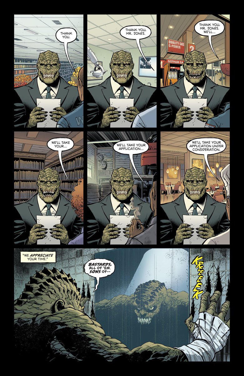 SaurianApex's tweet photo. “The sins of my past catches up to me, over and over again.” 

[ Gotham City Monsters issue 2 ] https://t.co/13TG21bmrM