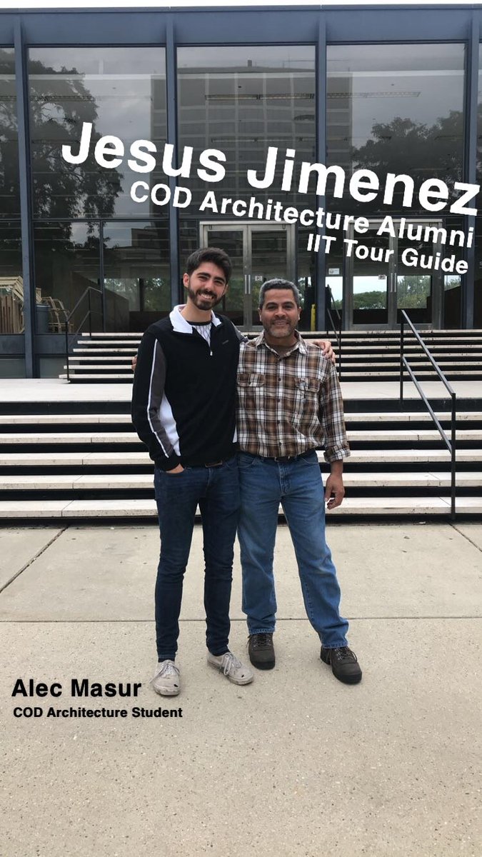 ArchitectureCod's tweet image. How was the Chicago Architecture + Design College Day?
"IIT was a BLAST!"

Thanks to our COD Architecture Alumni for showing us around the Illinois Institute of Technology Campus!