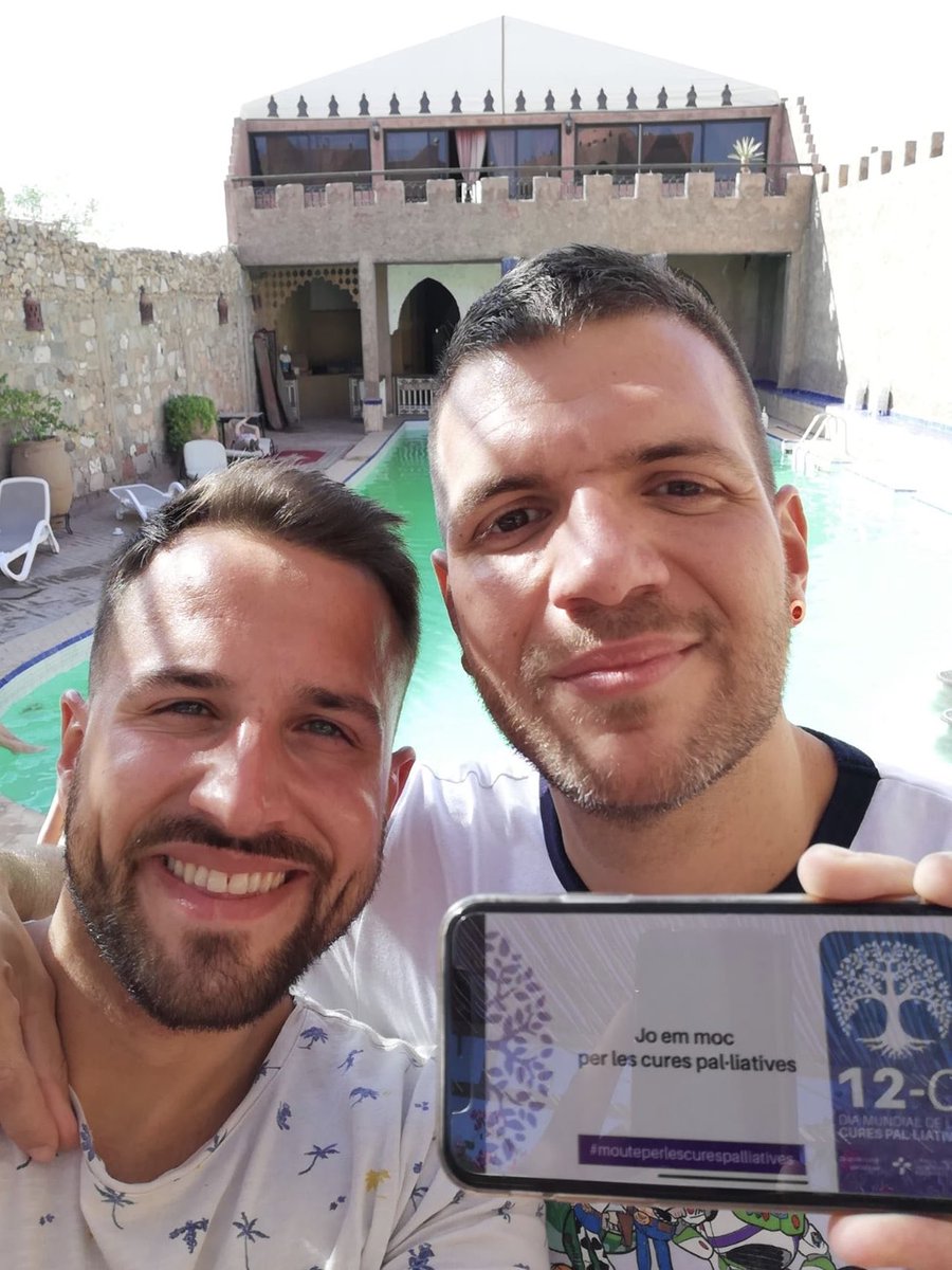 XavithePlatypus's tweet photo. Des de Marrakech, nosaltres també ens movem per les cures pal·liatives #mouteperlescurespalliatives https://t.co/tEI5WaNDzy