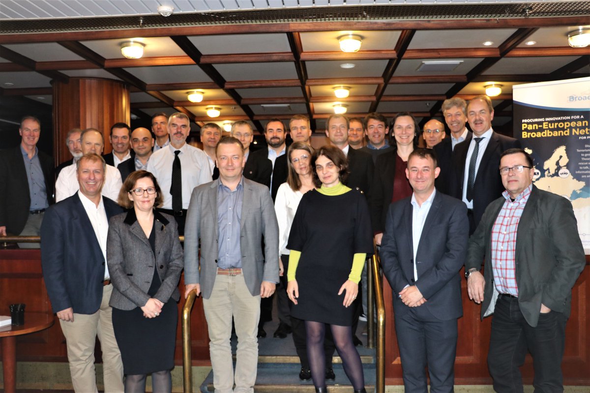 BroadWay_H2020's tweet photo. The BroadWay team gathered in #Helsinki today to discuss the future of the project! #Sustainability #PanEuropean #Mobile #Broadband #Network #PublicSafety #PPDR #innovation https://t.co/ItIBUNoZw7