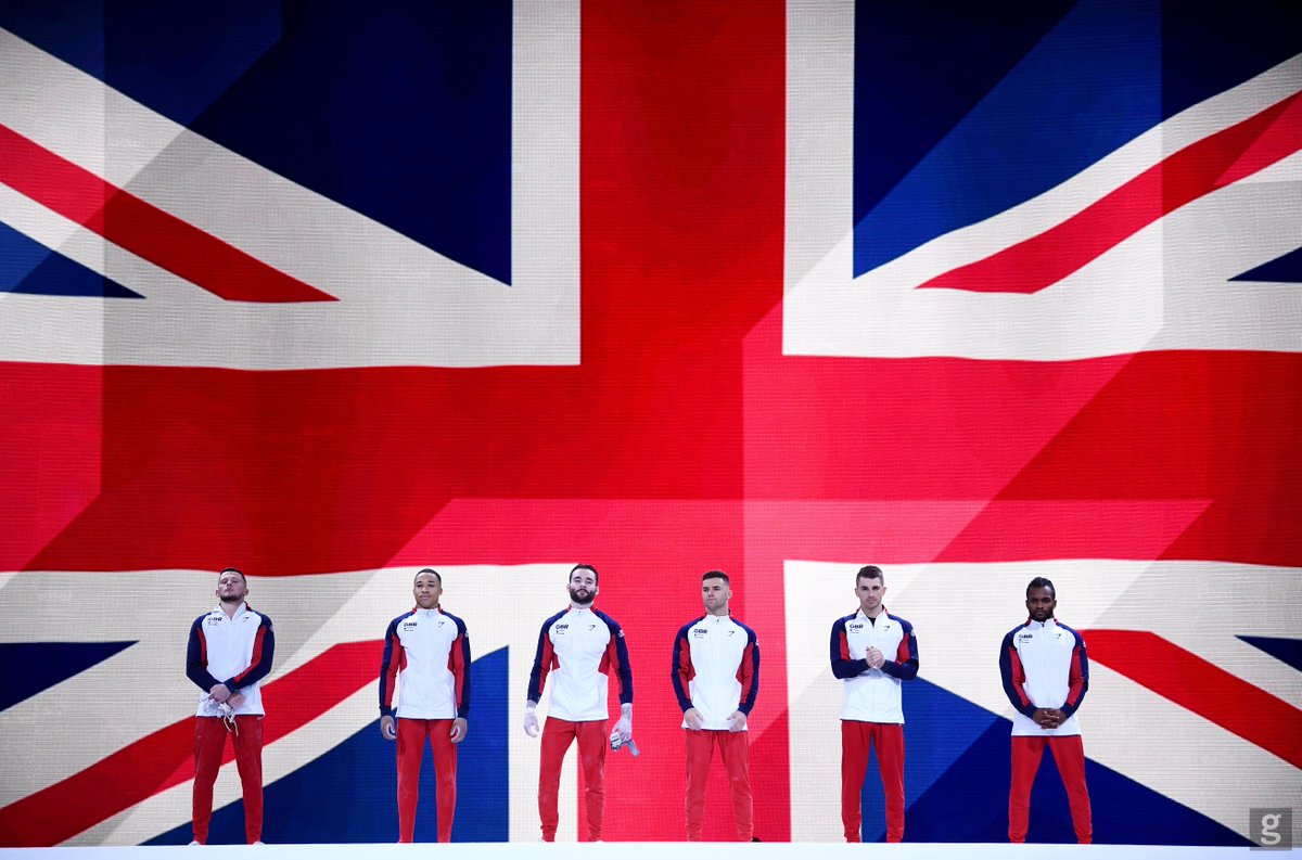 BritGymnastics's tweet photo. 🇬🇧 
5️⃣th in world 🌍 
Brilliant job by our men's team 👏🏻 
#Stuttgart2019 #BritishGymnastics https://t.co/56J1INtBqI