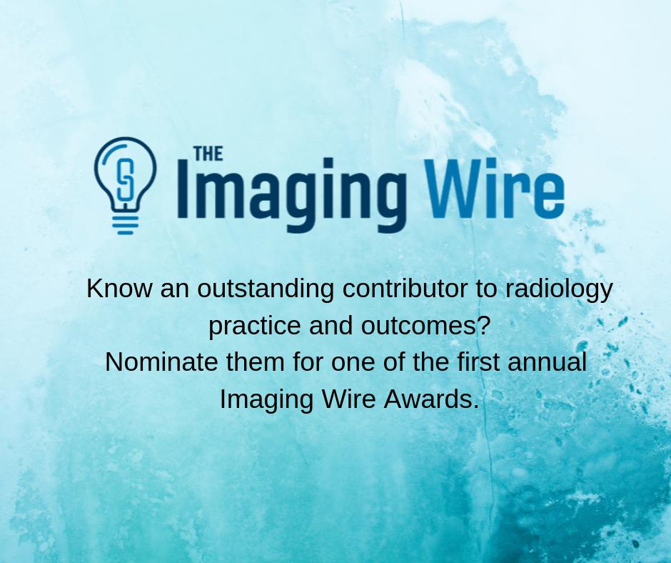 ahraonline's tweet photo. The Imaging Wire has opened up nominations for outstanding contributors to radiology practice and outcomes. Learn more:
https://t.co/GA1OADNerj #TheImagingWire https://t.co/XfGQ65WxGh