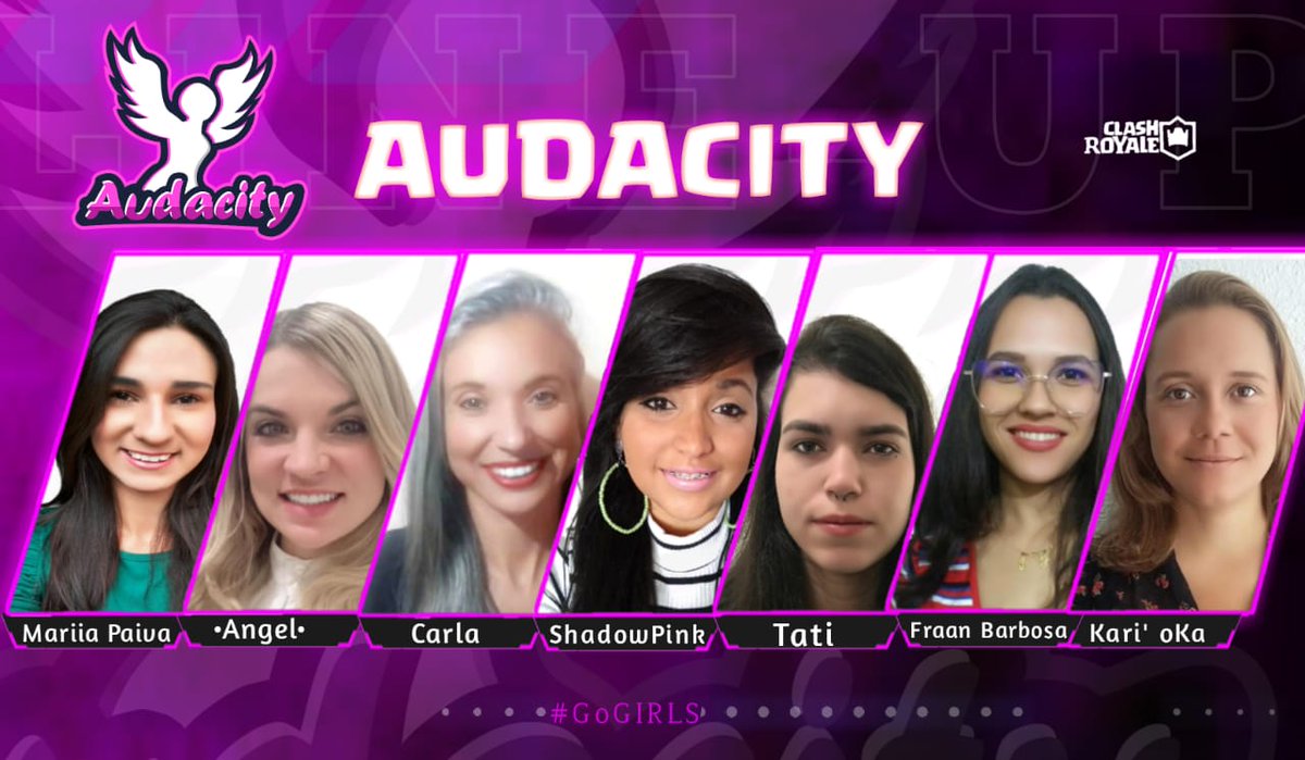 Audacity_Girlss's tweet photo. Pra quem estava curioso,olha aí as audaciosas😌q iram representar a equipe na LBCR série C.Agora é  focar nos treinos pra vir bons resultados.Só vms meninas💃#GoAudacity💋
@MARIAPAIVACR 
@ClaudiiaLeite 
@Carlassuncao1 
@BrunaRapha23 
@Tati12122674 
@Francielle_love 
@karioka_cr https://t.co/OmcQXwKMZT
