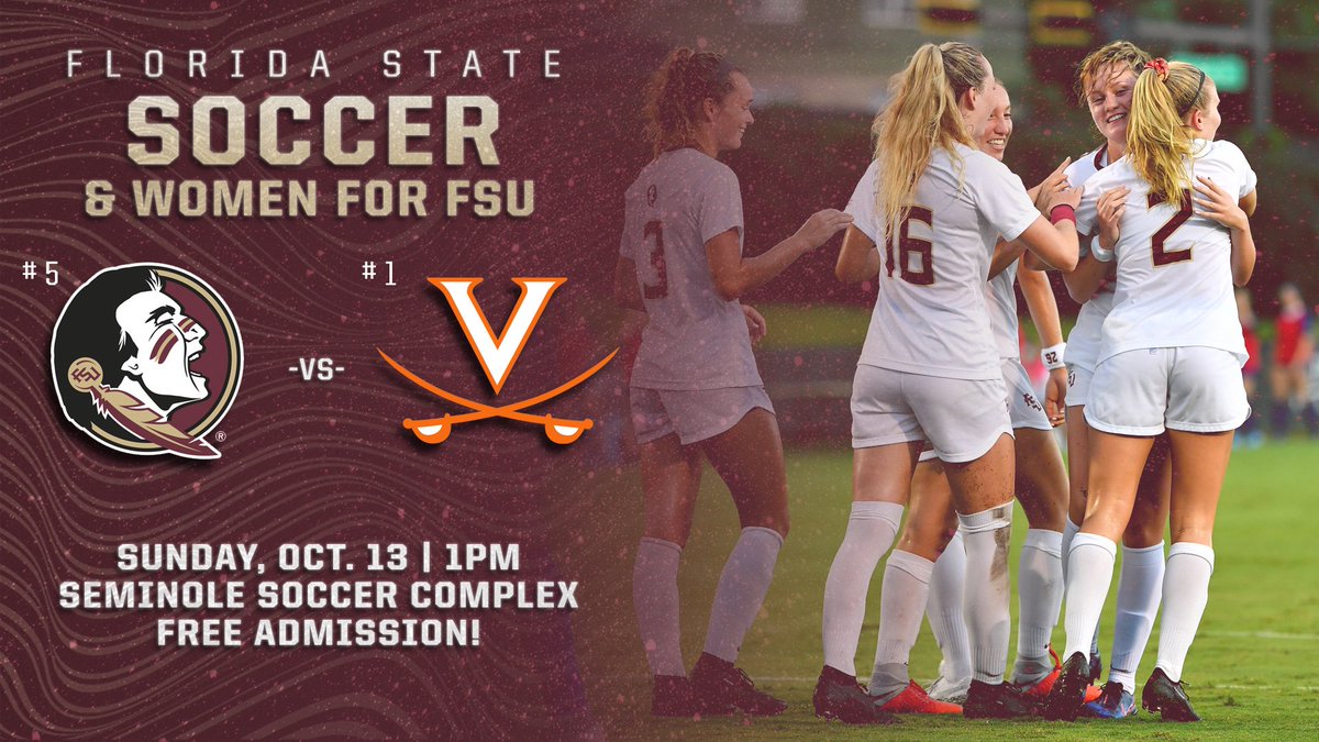 FSU Soccer (@fsusoccer) on Twitter photo Help us celebrate <a href="/Women4FSU/">Women for FSU</a> at the TOP 5⃣ match-up this Sunday at the Plex!
Check out their table on the concourse and connect with other #W4FSU members.
➡️Admission is FREE to the game and and all friends and families welcome!
#OneTribe Help us celebrate <a href="/Women4FSU/">Women for FSU</a> at the TOP 5⃣ match-up this Sunday at the Plex!
Check out their table on the concourse and connect with other #W4FSU members.
➡️Admission is FREE to the game and and all friends and families welcome!
#OneTribe