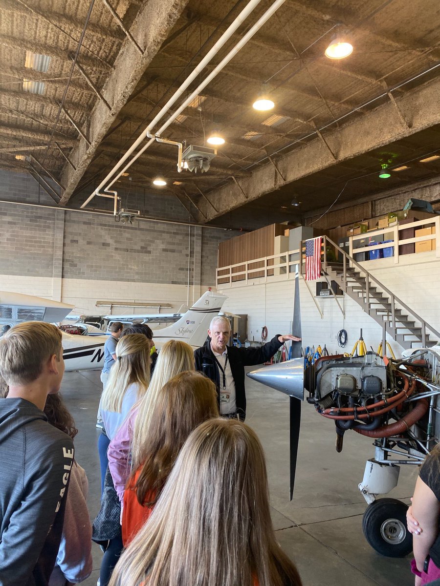 bk_walkeriii's tweet photo. RRHS Students at Tri Cities Airport touring the facility as part of our educational initiatives for students. Thanks to @ForWcps in helping with this tour! https://t.co/R3g62MI1qi