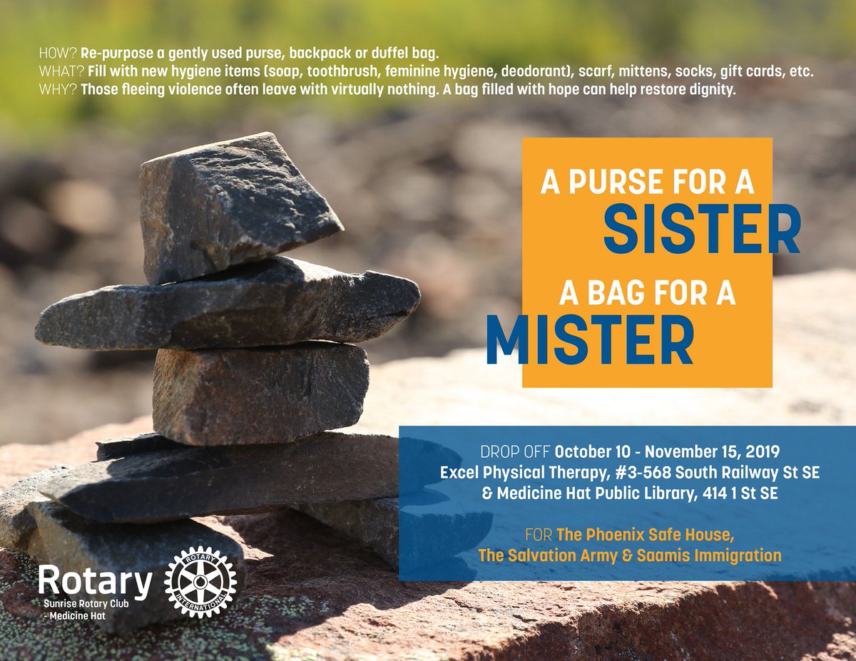 This <a href="/SunriseRotaryMH/">SunriseRotaryMH</a> fundraiser is returning for a 2nd year! We can't even begin to describe the joy (and some tears of joy) our clients felt last year when picking out a bag and discovering it stuffed with thoughtful items. #medhat