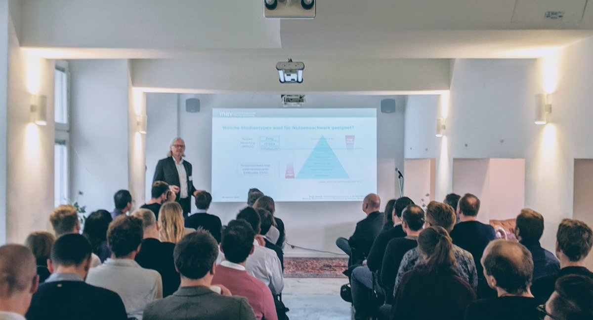 How do you conduct clinical trials to show evidence for your #digitalhealth application? Hans Holger Bless und Ralph Lägl of INAV show how they do it.