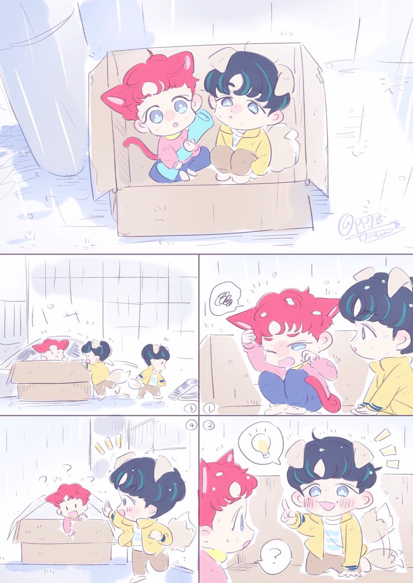 PPJB_Dream's tweet photo. 젠런🐶🐱life 
epilogue①📦☔️💚❤️ https://t.co/gxeHTSWRow