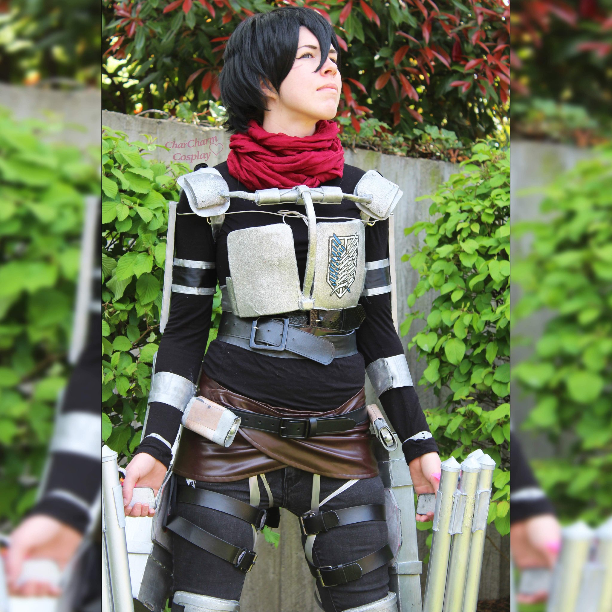 Charcharm Cosplay I Think I Caught A Cold Trying To Channel Mikasa Strength Cosplay Cosplaygirl Cosplayer Attackontitan Attackontitancosplay Titan Aot Shingekinokyojin Shingekinokyojincosplay Snk Mikasa Mikasaackerman