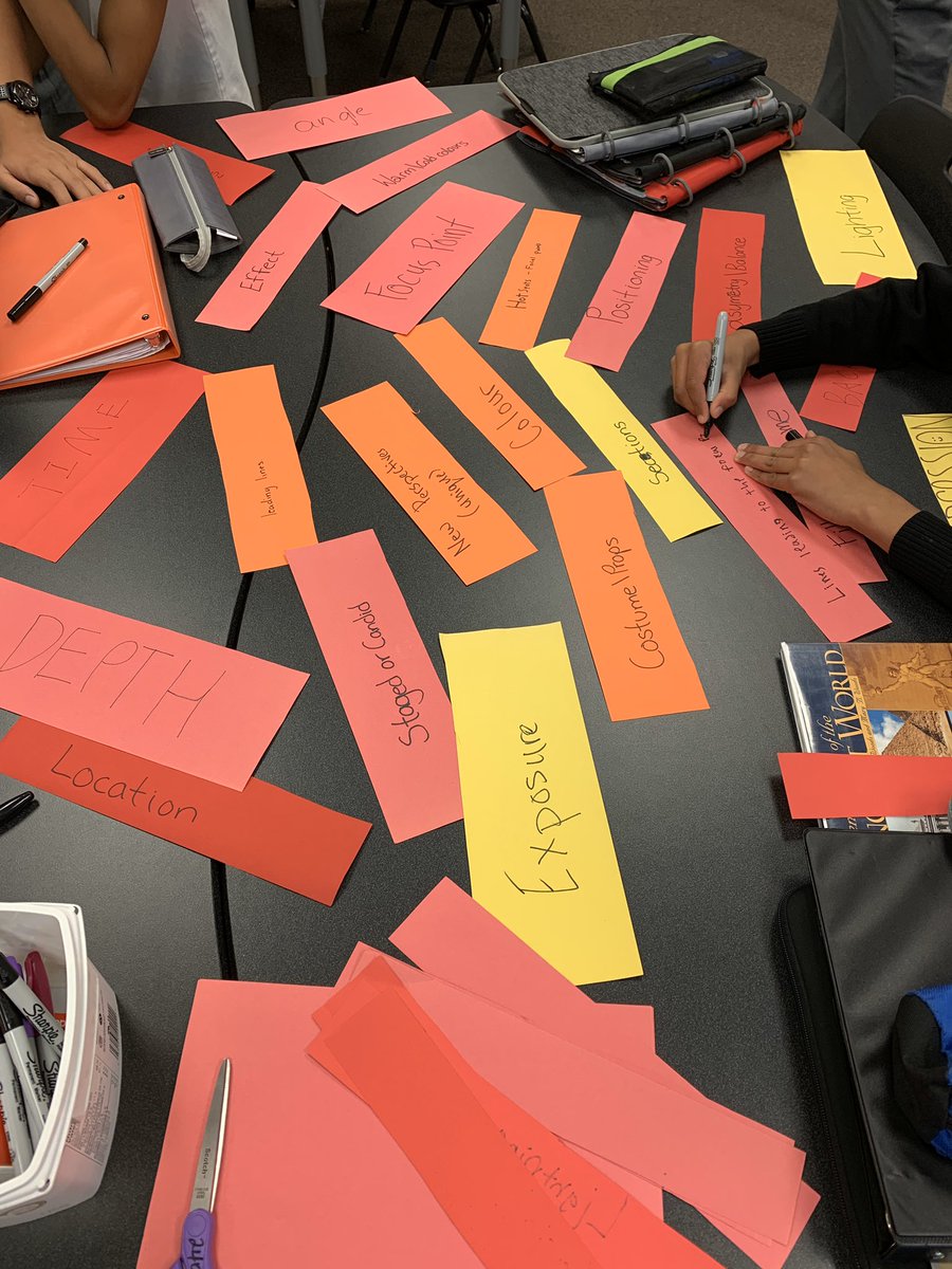 russteacher's tweet photo. Co-constructing criteria for composing photographs. What matters, what’s important, what counts, when composing a photograph. #htssummit https://t.co/odDiB4mEiv