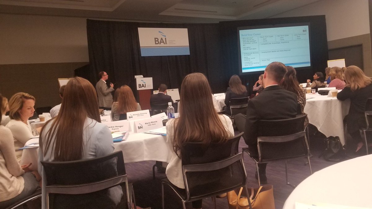 Great start to day 2 discussing career paths. #BAIEmergingLeadersNetwork