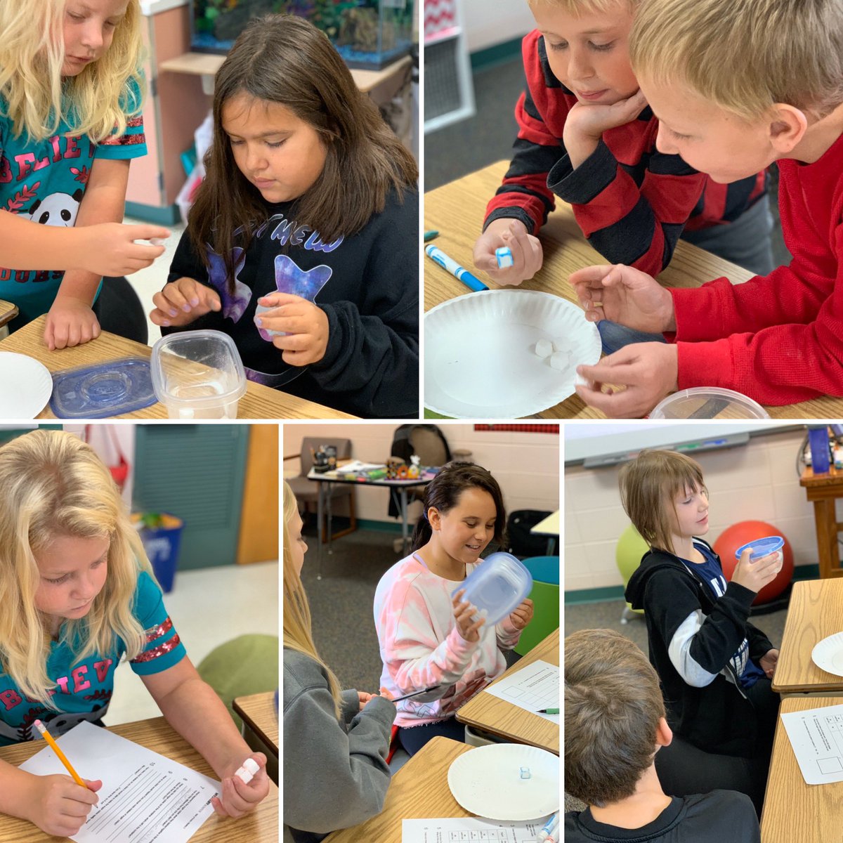 MusialNicole's tweet photo. Another “smashing” day in 4th grade. We got hands-on to see how erosion and weathering could affect mountains. We answered the question: “Will a Mountain Last Forever?” @MysterySci #pinespride @npsd1 #erosion #weathering #sugarshake #handsonlearning https://t.co/LHT85bF9lj