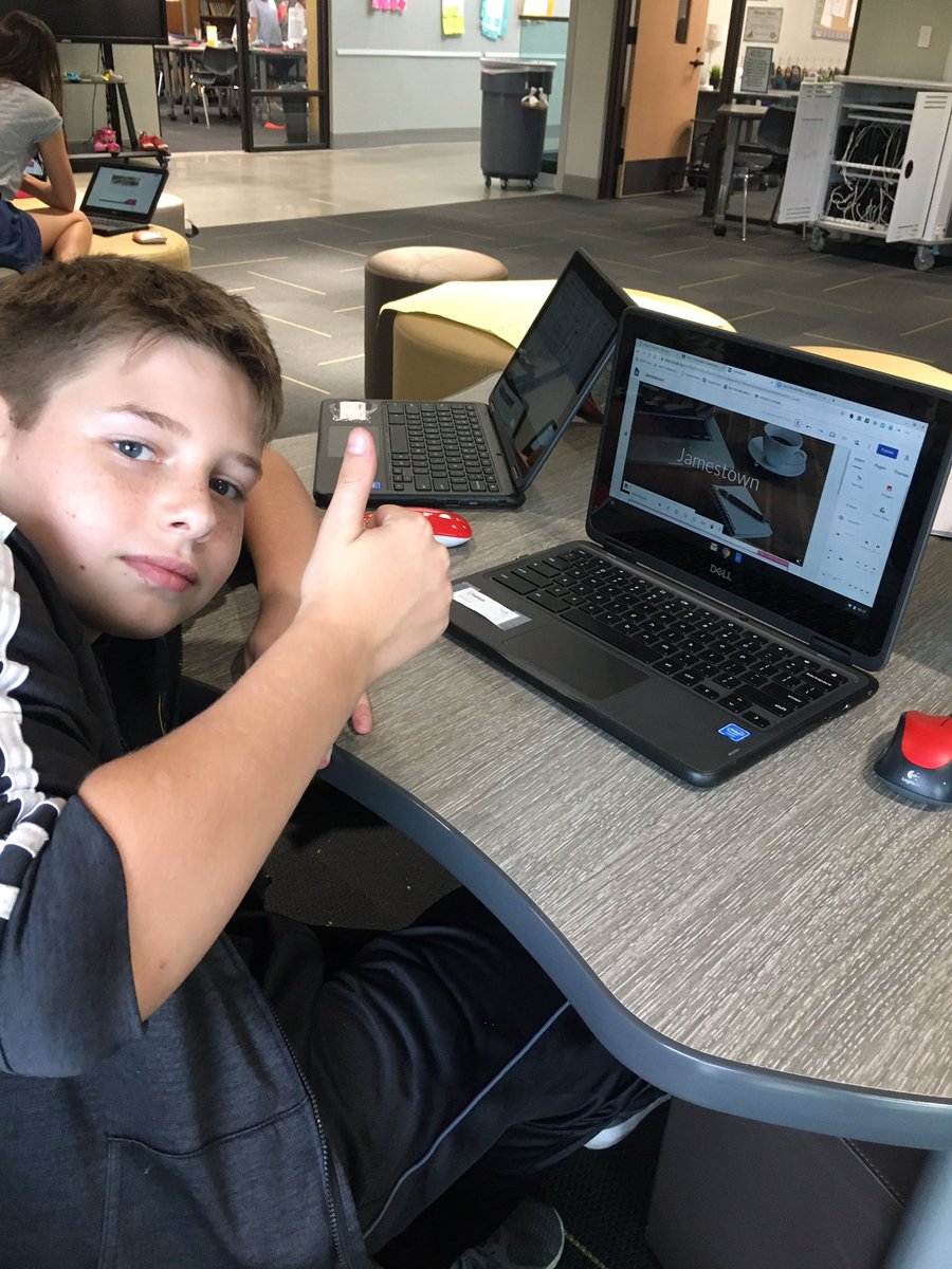 wikle5thgrade's tweet photo. Scholars continue the engineering design process for their Settlement Advertisement! I’m amazed at the different products these SS are working on! Podcast, Do Ink!, Story Jumper (thx #GCLI19), Digital Brochures, Adobe Spark Video, and evening a website! @canSTEM #BeCannonProud https://t.co/LMybLawrph