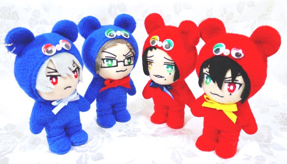 chirachira0623's tweet photo. 【10/14 CLBお品書き1】
ぬい着ぐるみ🐻
プライズぬいにジャストサイズで作りました☺️
13色、��タイプ3種(🐻😻🐰)アイパーツはお好きな色2つお付けします👀リボンはランダムに付けてるのでお気に入りの1着を選んで下さい☺️
#ヒプマイ手芸部
#あなたのヒプぬいが見たい
#CLB5
#CrazyLyricBattle5 https://t.co/xF03MDeLGl