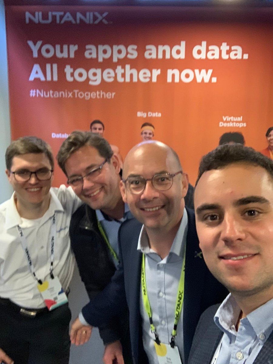 Superboli1971's tweet photo. Best Team!!! #Nutanix #NutanixGermany #ErikSterck #Nutanixistgeil https://t.co/2z5oRWDnRU