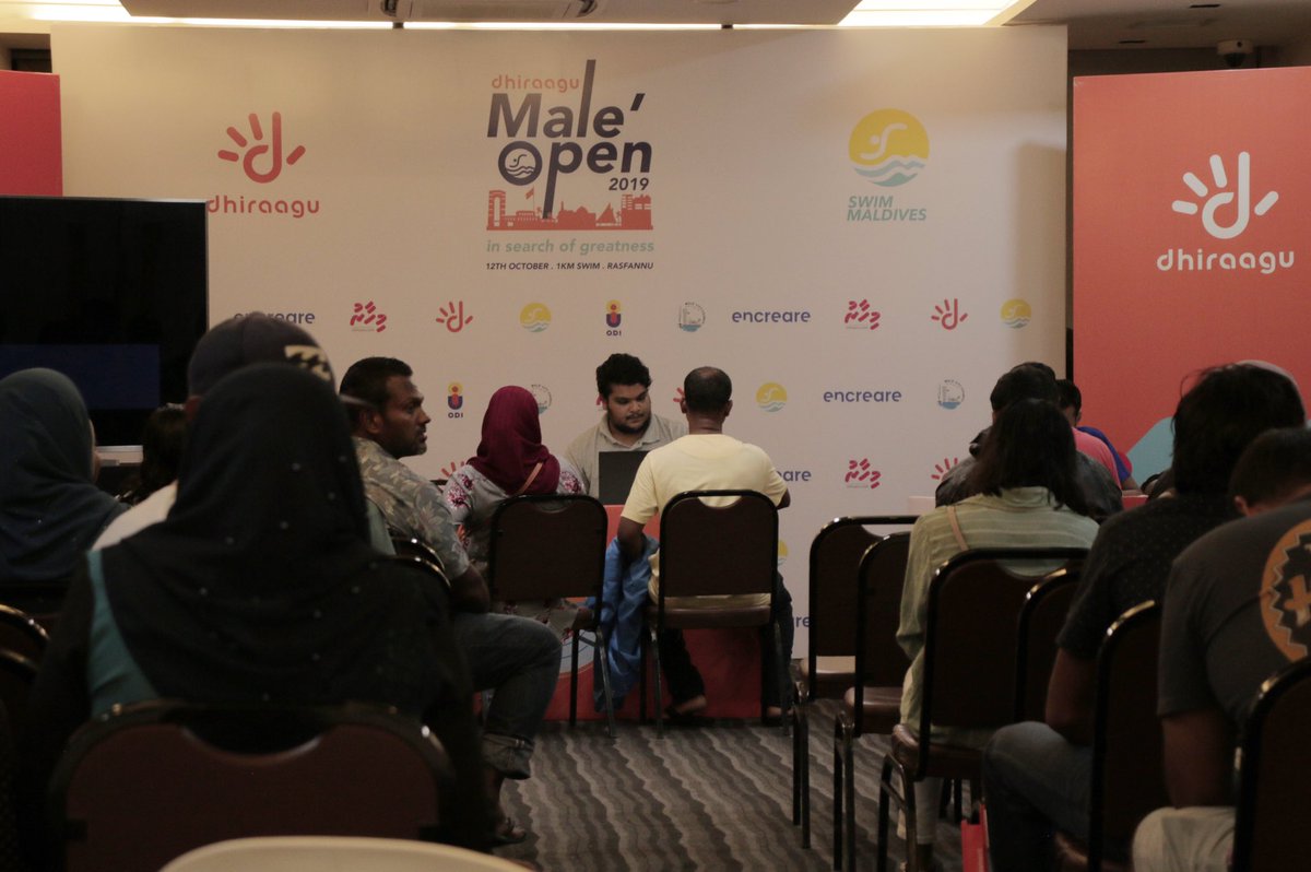 maaleopen's tweet photo. Session 3 of Technical Brief &amp; Kit Distribution of @Dhiraagu Male' Open has begun. 

#DMO #SwimNation #800kmpool https://t.co/wlNYbKDHYK